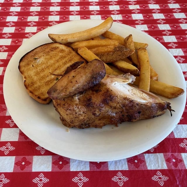 BBQ Chicken Plate.